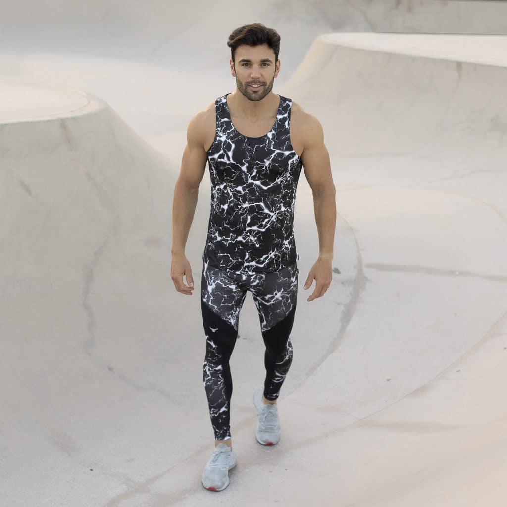 Black Thunder Meggings and Tank Top No-VPL Technology