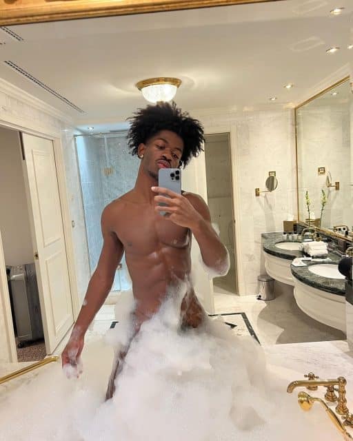 Lil Nas X Abs Bubble Bath