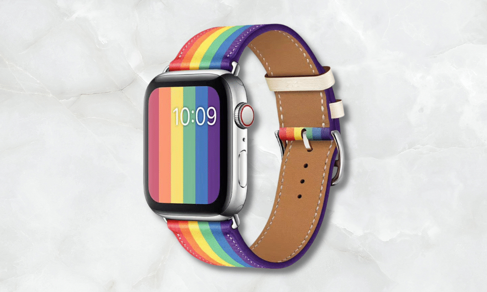 Wear Your Pride With This Rainbow Apple Watch Band