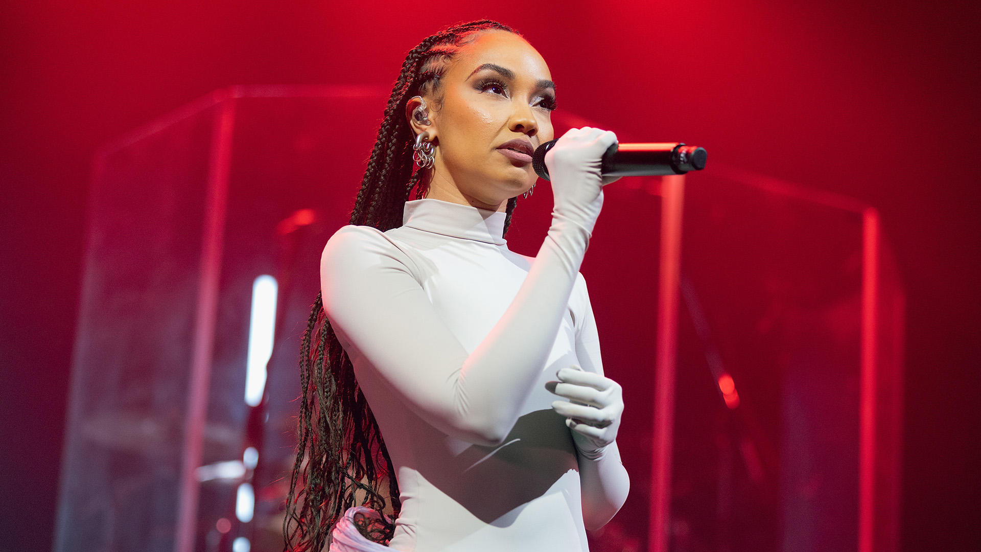 Leigh-Anne Pinnock performs at KOKO on October 28, 2024 in London, England. (Photo by Jo Hale/Redferns)