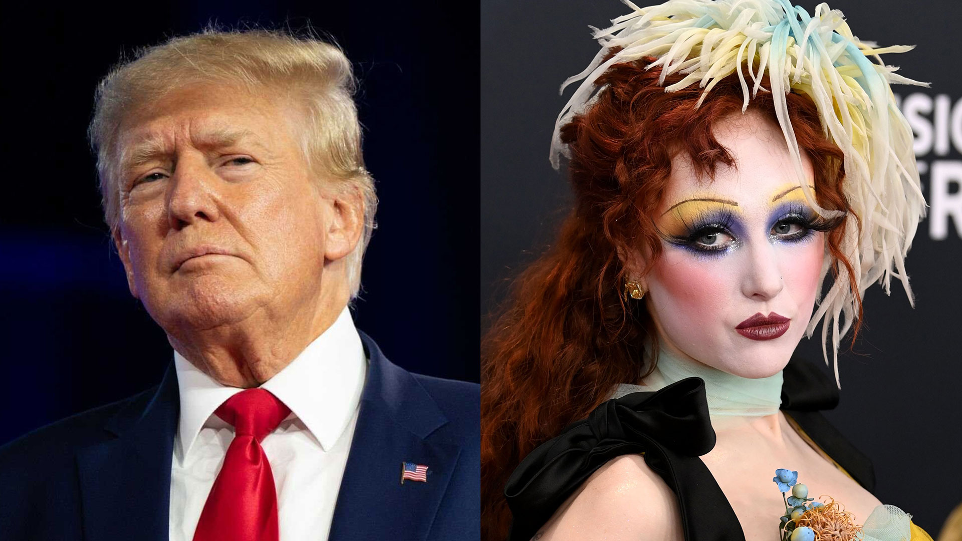 Untitled-3 Chappell Roan speaks out against Donald Trump and supports the LGBTQ+ and trans community at the Grammys.