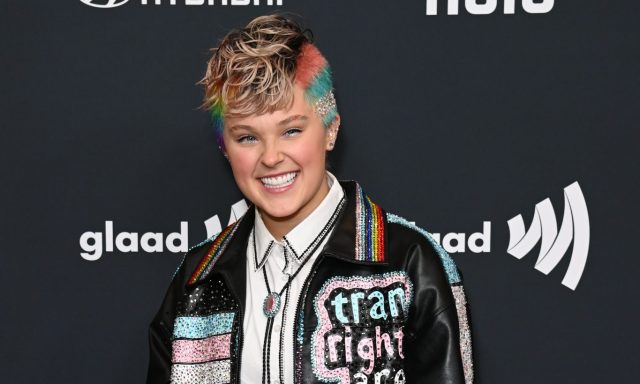 JoJo Siwa attends the 36th Annual GLAAD Media Awards at The Beverly Hilton on March 27, 2025 in Beverly Hills, California.