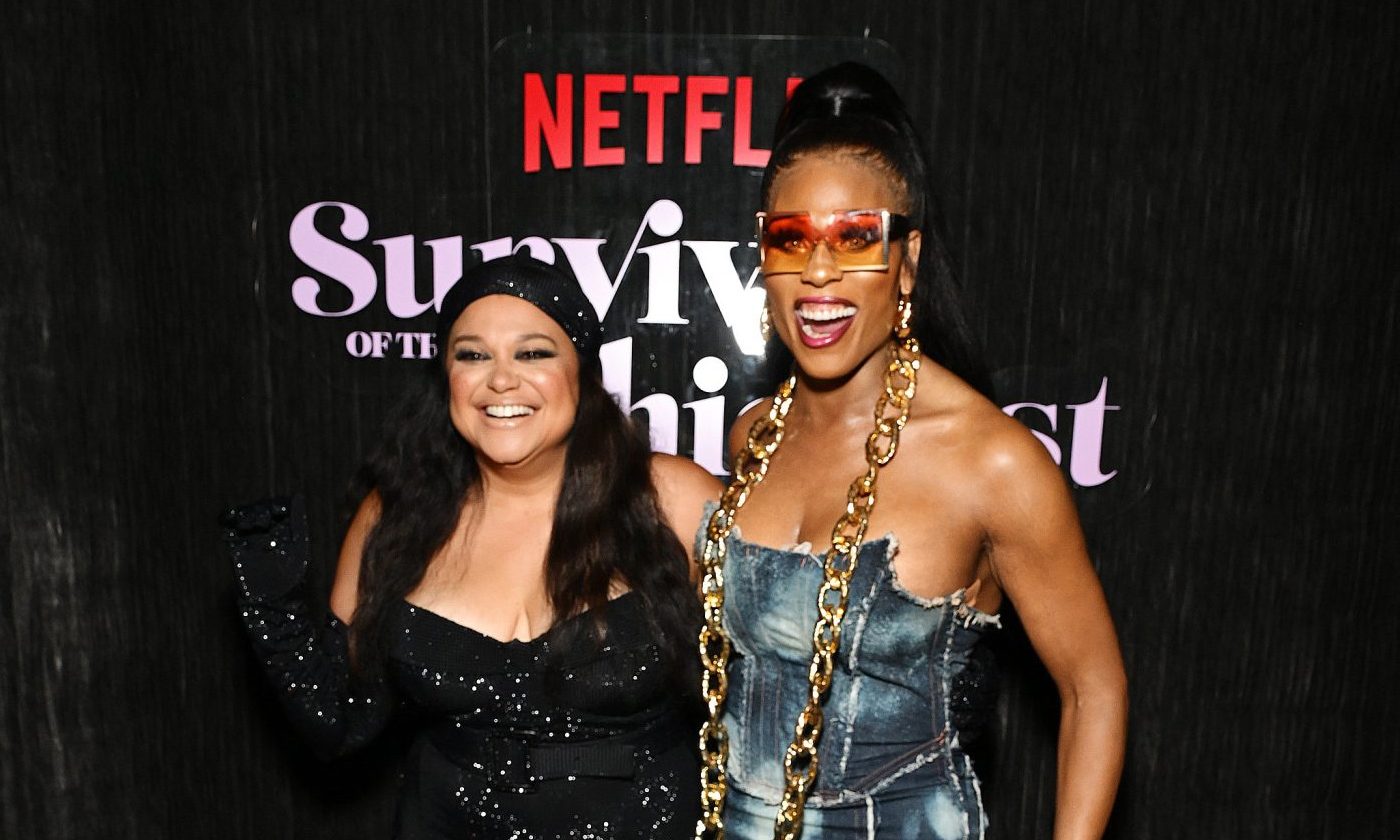 Michelle Buteau and Peppermint attend Survival of the Thickest Season 2 NYC Premiere on March 26, 2025 in New York City