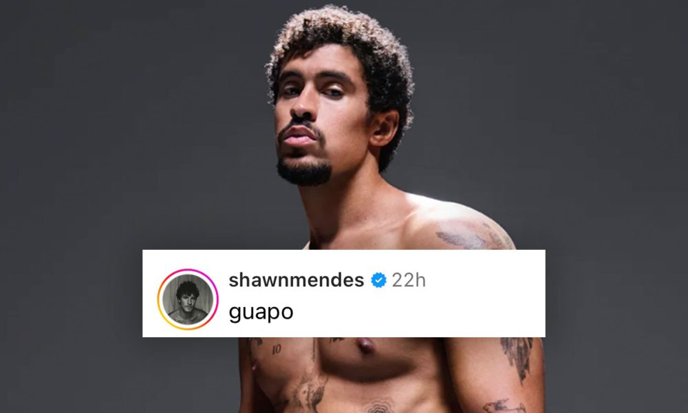 Shawn Mendes Slides into Bad Bunny’s Calvin Klein Campaign Comments on Those Steamy Photos: ‘Guapo’