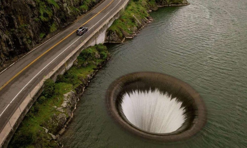 You Heard That Right, a Rare ‘Glory Hole’ at Lake Berryessa is Visible Once Again for The First Time in Six Years
