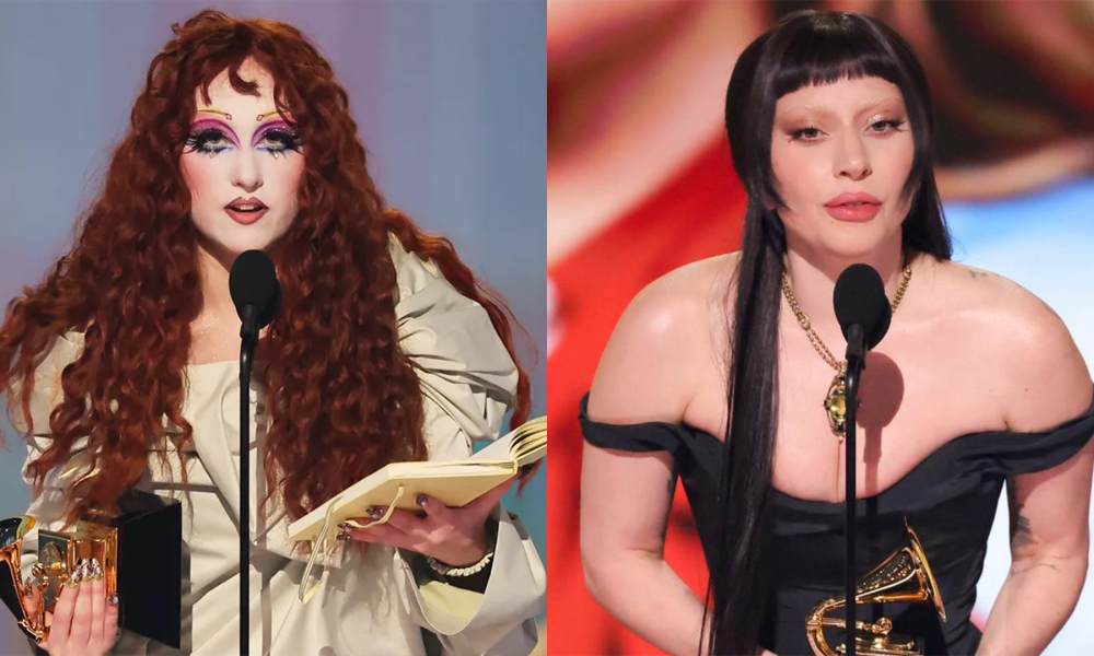 Lady Gaga Talks Meeting Chappell Roan and Supporting the Trans Community at the 2025 Grammys