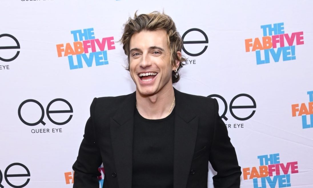 Jeremiah Brent poses backstage at "Queer Eye's The Fab Five Live!" at The Orpheum Theatre on March 12, 2025 in Los Angeles, California.