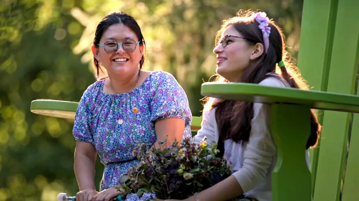 Pari and Tina on Netflix Netflix’s 'Love on the Spectrum' star Pari Kim makes history with the show’s first LGBTQ+ romance, opening up about her relationship, autism, and dream of a train-themed wedding.