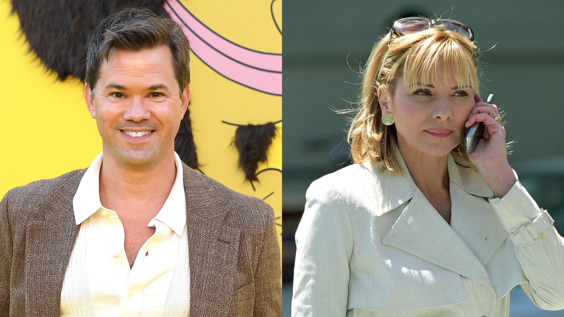 Kim Cattrall and Andrew Rannells