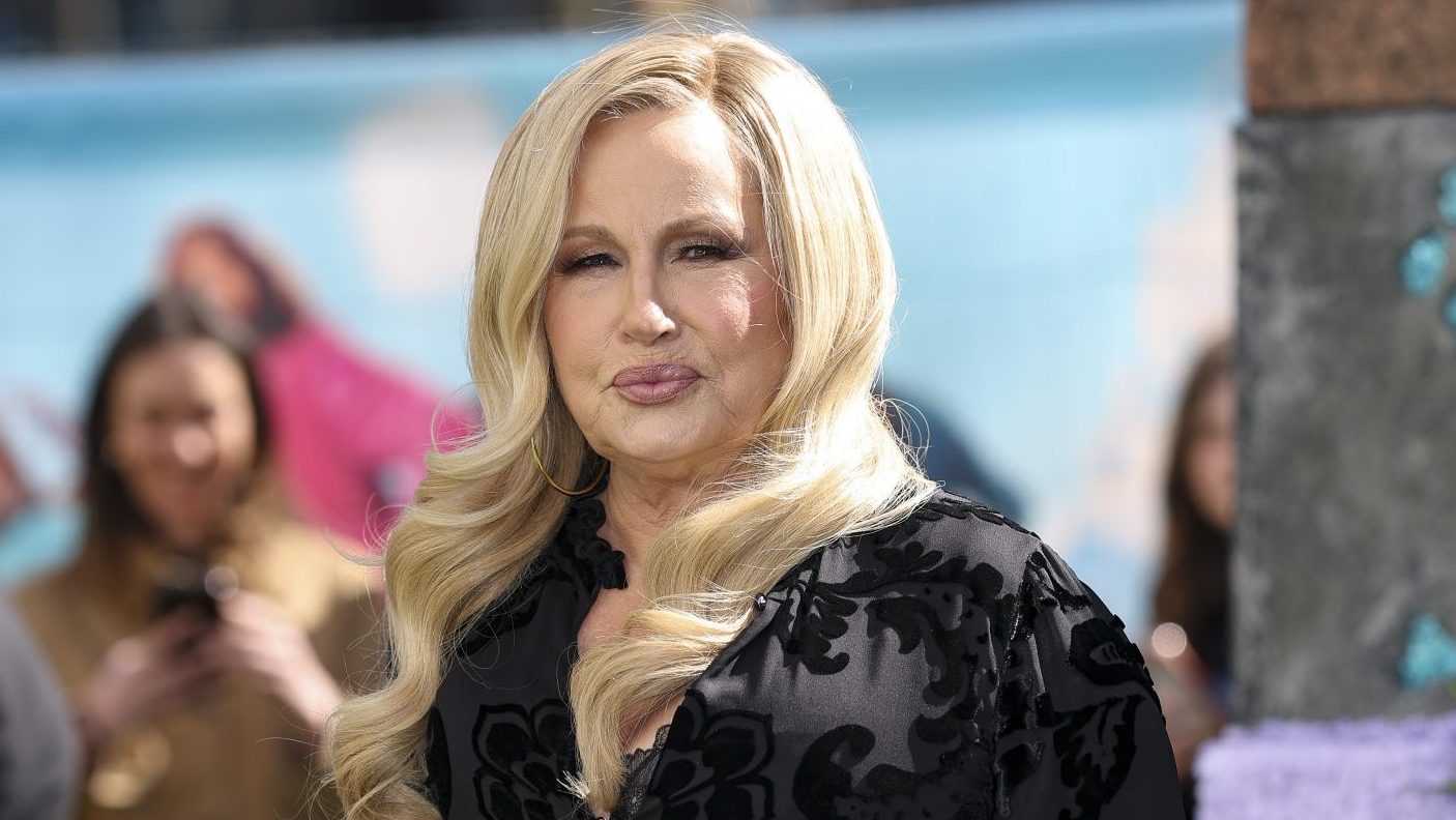 Jennifer Coolidge attends the World Premiere of "A Minecraft Movie" at the Cineworld Leicester Square on March 30, 2025 in London, England.