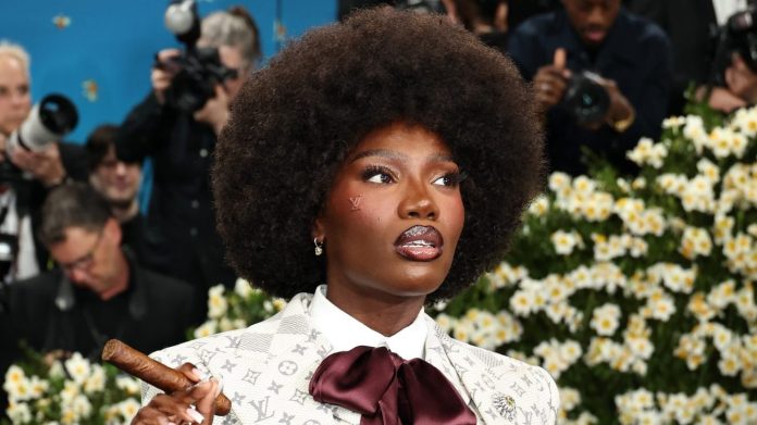 The 2025 Met Gala Celebrating "Superfine: Tailoring Black Style" - Arrivals Doechii attends the 2025 Met Gala Celebrating "Superfine: Tailoring Black Style" at Metropolitan Museum of Art on May 05, 2025 in New York City.
