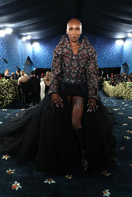 Cynthia Erivo attends the 2025 Met Gala Celebrating "Superfine: Tailoring Black Style" at Metropolitan Museum of Art on May 05, 2025 in New York City.