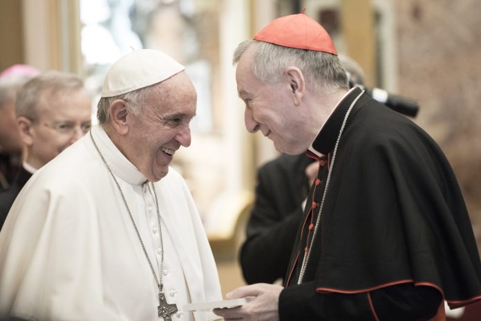 Pope Francis Exchanges Christmas Greetings With The Roman Curia Cardinal Pietro Parolin emerges as the frontrunner to become the next pope after Pope Francis’ death, raising questions about his stance on LGBTQ+ rights and the future direction of the Catholic Church.