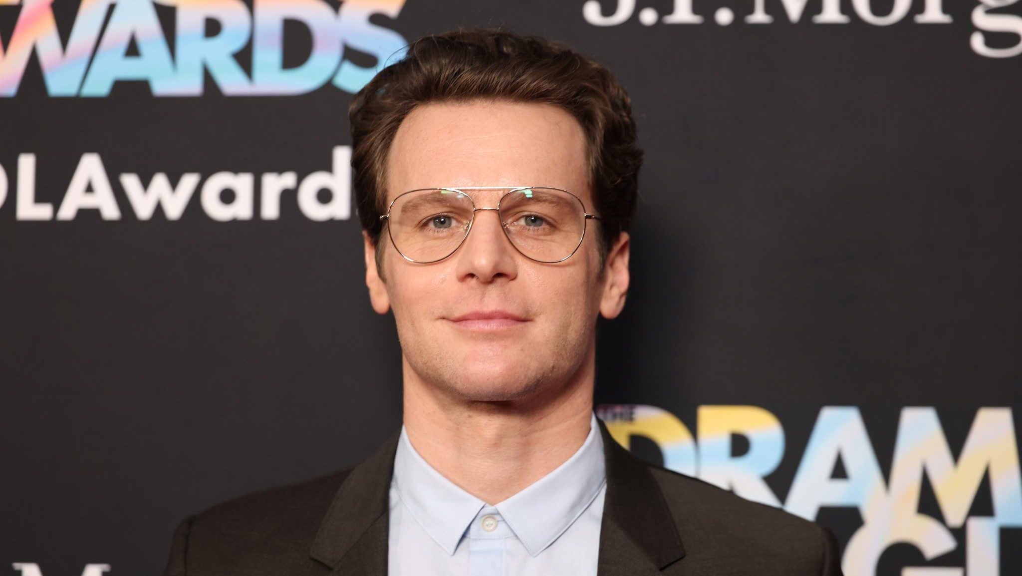 Jonathan Groff attends the 2025 Drama League Awards at The Ziegfeld Ballroom on May 16, 2025 in New York City. (Photo by Michael Loccisano/Getty Images)