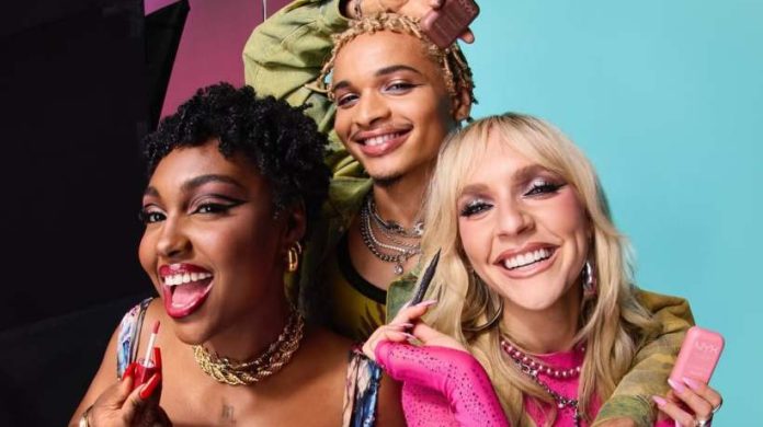 Tiana Major9, Destin Conrad and Zolita are the faces of Pridemix. (NYX Professional Makeup)