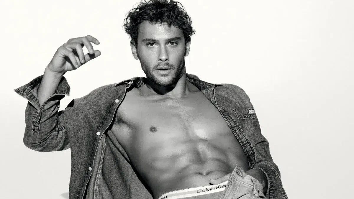 Cooper Koch makes Calvin Klein debut in new campaign featuring underwear, denim, and bold style.