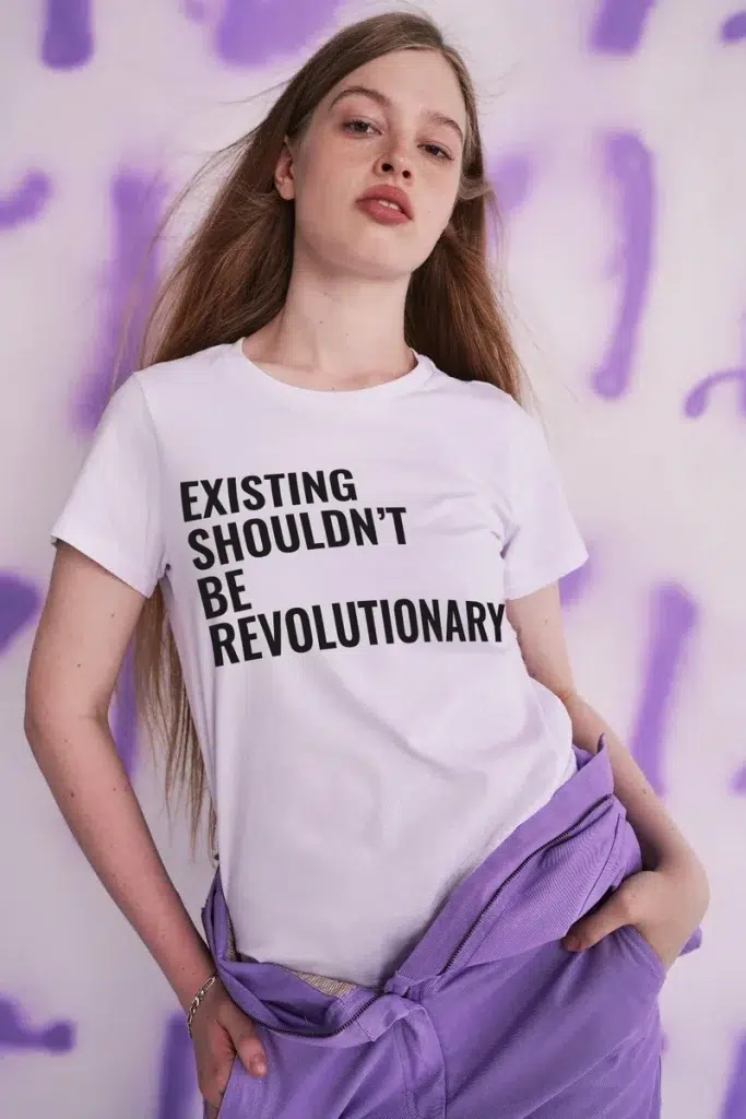 Vivian Wilson Poses For Wildfang Campaign.