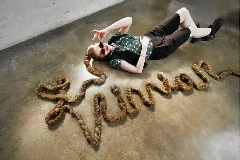 Vivian Wilson Poses For Wildfang Campaign.