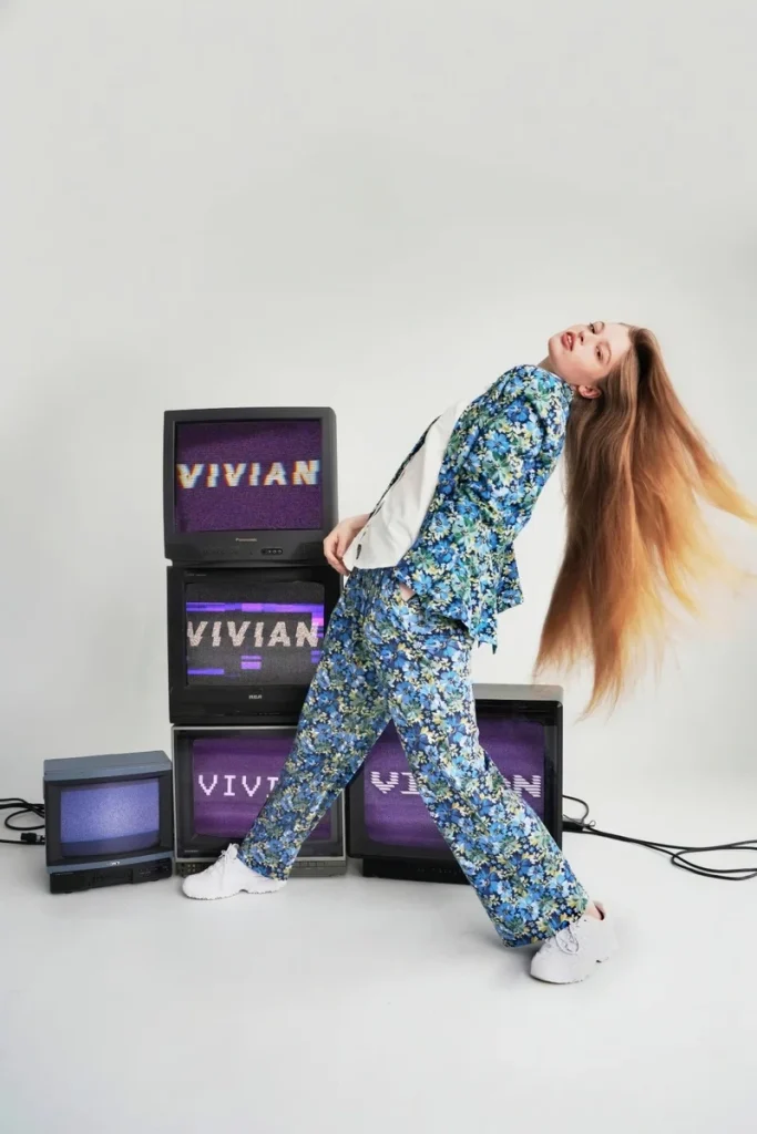 Vivian Wilson Poses For Wildfang Campaign.