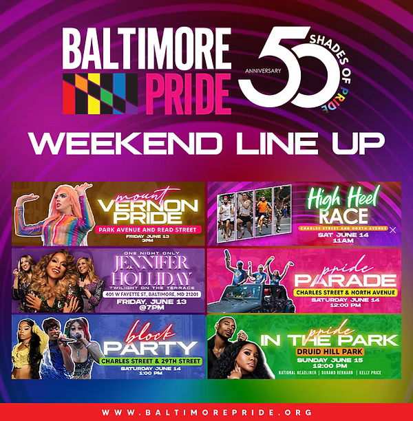 Baltimore Pride Schedule