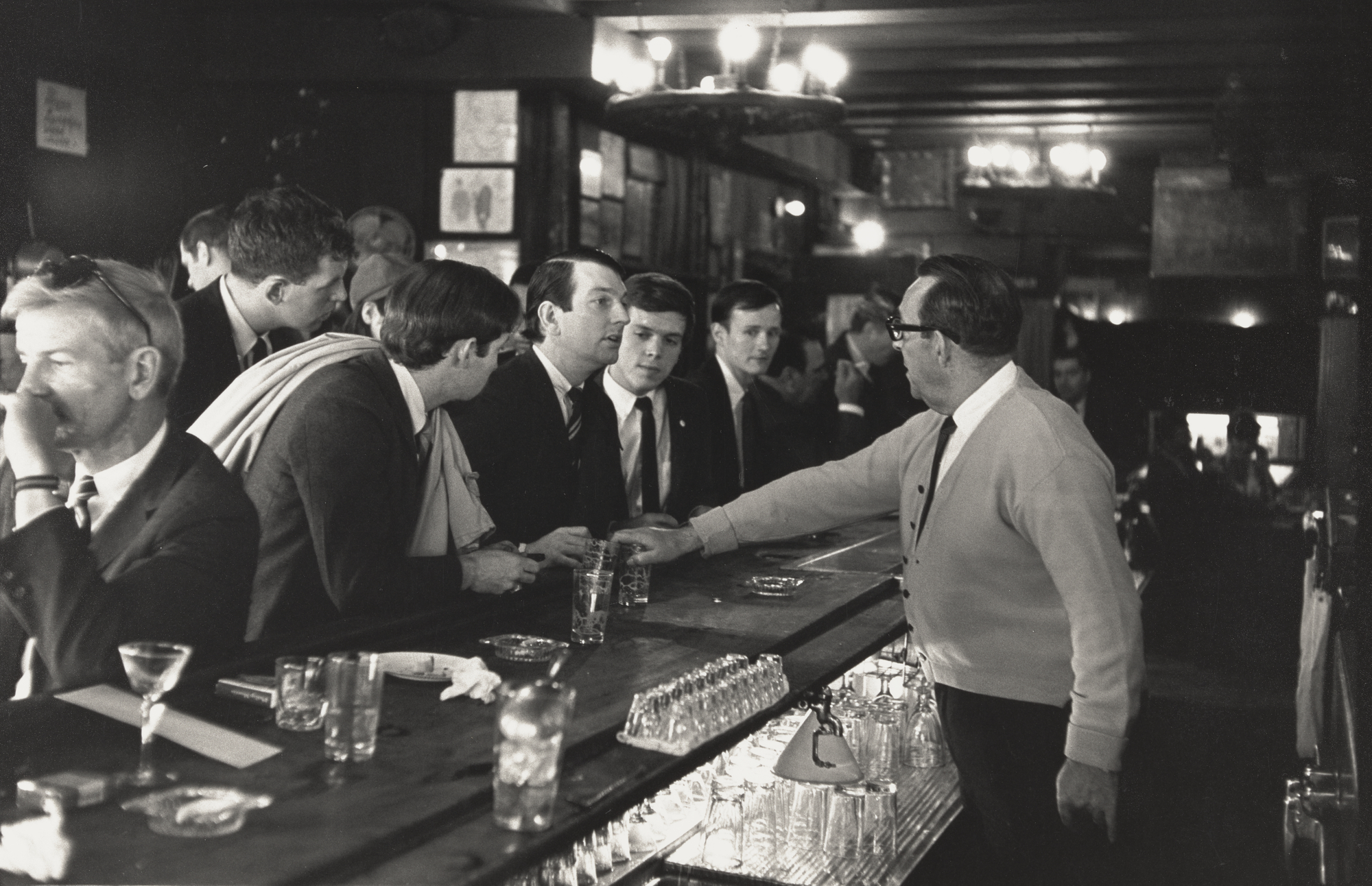 Mattachine Society “Sip-In” Julius’ Bar, New York.