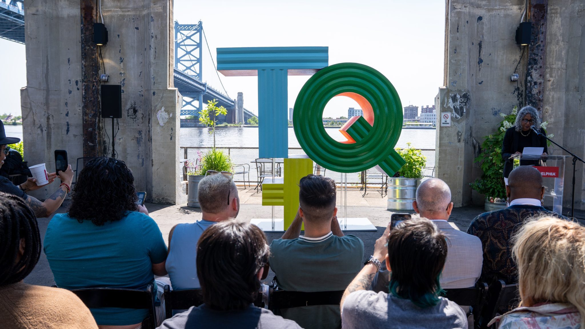 Philadelphia unveiled ‘In Plain Sight,’ a 10-foot Pride sculpture honoring the TQ+ community. See it at Cherry Street Pier through June or host it forever.