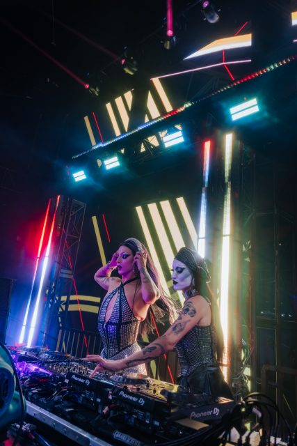 Violet Chachki and GottMik at WEHO Pride. Photo: @danielmacadangdang