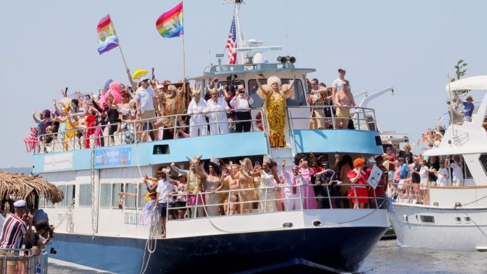 Fire Island’s iconic 'Invasion' turned 50 with drag queens, pool parties, and a glamorous takeover by Tryst Hospitality.