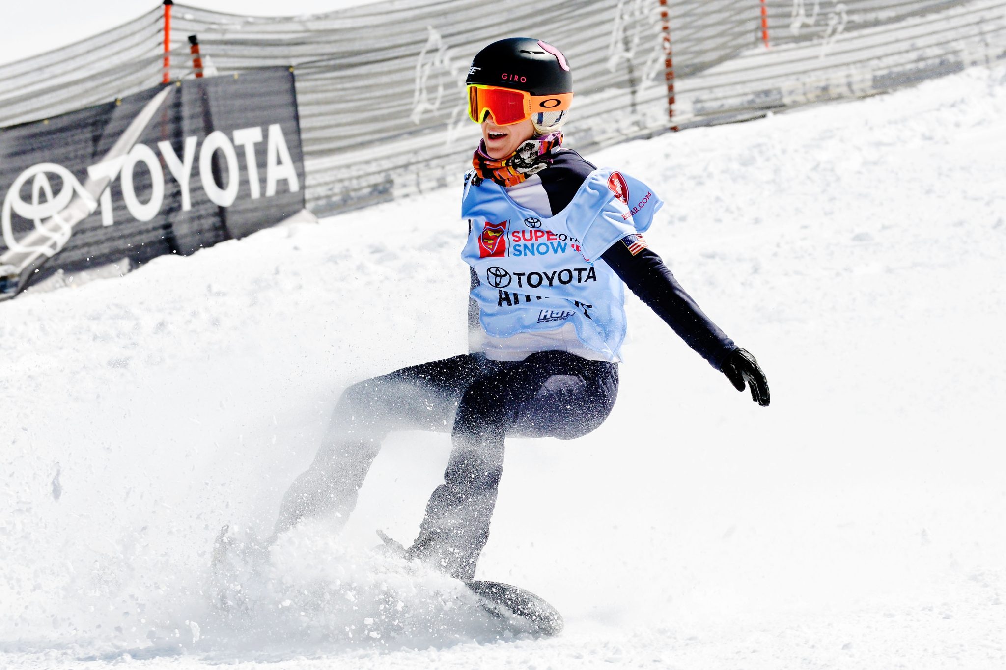 Professional snowboarder Faye Gulini participates in The 2018 Toyota Supergirl Snow Pro Sponsored by Toyota on March 17, 2018 in Big Bear, California. 
