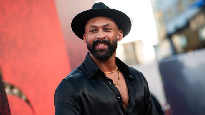 Chi Lewis-Parry attends the "28 Years Later" World Premiere at the Odeon Luxe Leicester Square on June 18, 2025 in London, England.