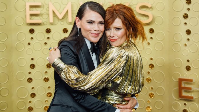 71st Emmy Awards - Arrivals Clea DuVall and Natasha Lyonne arrive at the 71st Emmy Awards at Microsoft Theater on September 22, 2019 in Los Angeles, California.
