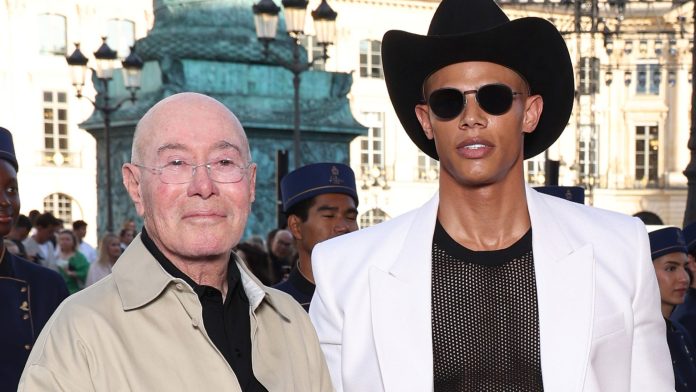 David-Geffen David Geffen, Donovan Michaels, Lady Jemma Mornington and Arpad Busson attend Vogue World: Paris at Place Vendome on June 23, 2024 in Paris, France.