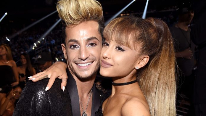 2016 MTV Video Music Awards - Show & Audience Frankie J. Grande (L) and Ariana Grande pose during the 2016 MTV Video Music Awards at Madison Square Garden on August 28, 2016 in New York City.