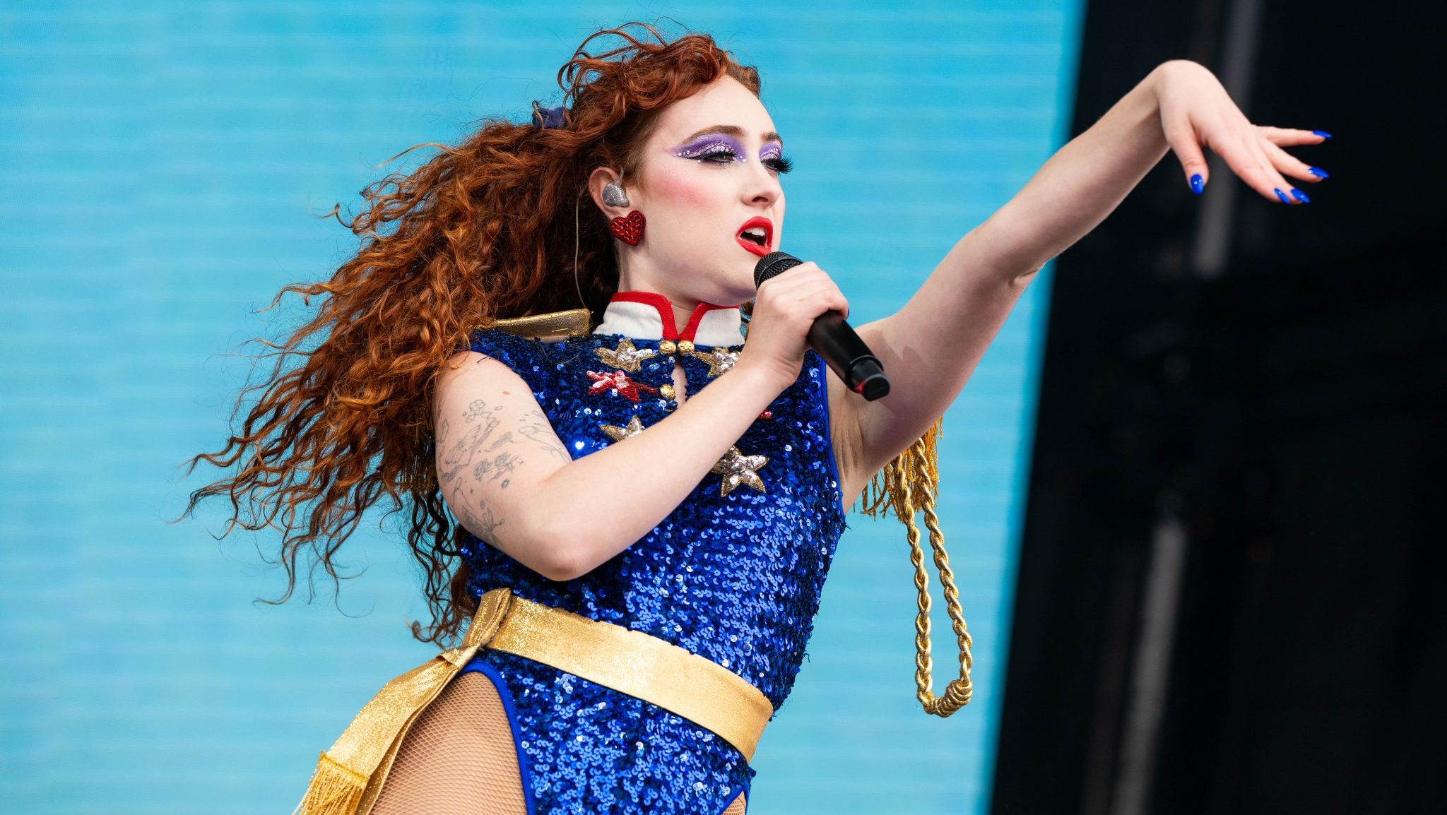 Chappell Roan performs at Outside Lands at Golden Gate Park on August 11, 2024 in San Francisco, California.