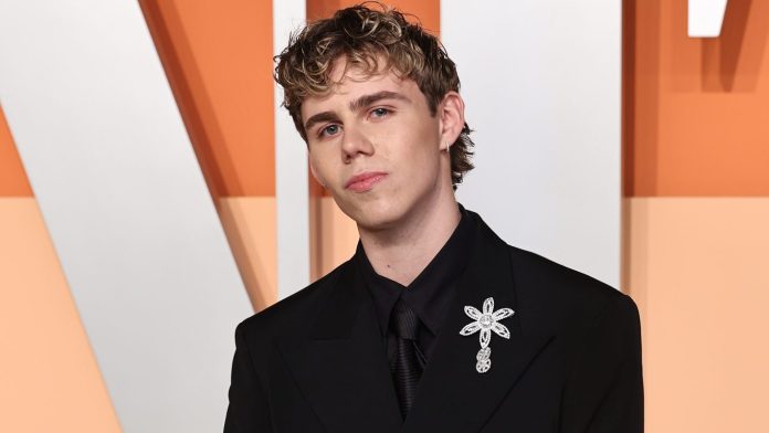 2025 Vanity Fair Oscar Party Hosted By Radhika Jones - Arrivals The Kid LAROI attends the 2025 Vanity Fair Oscar Party Hosted By Radhika Jones at Wallis Annenberg Center for the Performing Arts on March 02, 2025 in Beverly Hills, California.