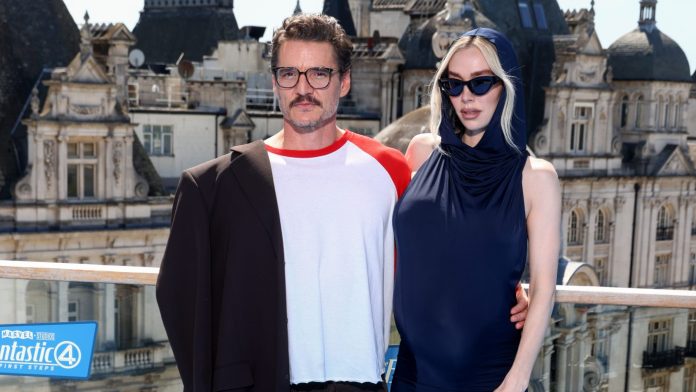 UK Photocall Of Marvel Studios' "The Fantastic Four: First Steps" Pedro Pascal and Vanessa Kirby attend the UK Photocall of Marvel Studios' "The Fantastic Four: First Steps" at the Corinthia Hotel on July 11, 2025 in London, England.