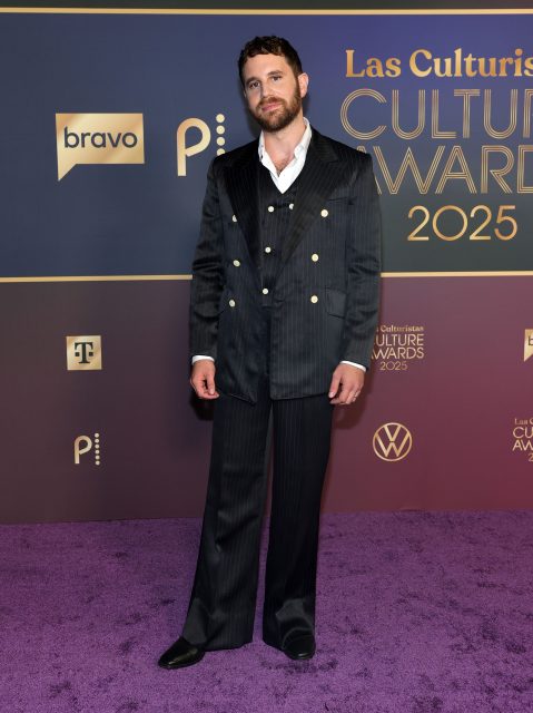 Ben Platt attends Las Culturistas Culture Awards at The Orpheum Theatre on July 17, 2025 in Los Angeles, California. 