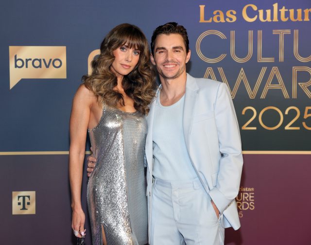 (L-R) Alison Brie and Dave Franco attend Las Culturistas Culture Awards at The Orpheum Theatre on July 17, 2025 in Los Angeles, California. 
