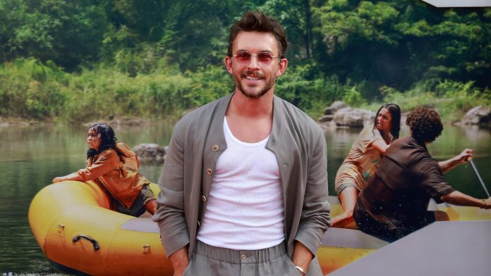Jonathan Bailey attends the "Jurassic World Rebirth" New York premiere at Lincoln Center on June 23, 2025 in New York City.