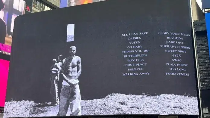 Justin Bieber teases his first album in years, "Swag," with a billboard campaign and a rumored Friday release.