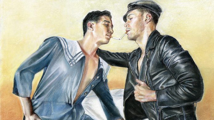 Oat Montien_Querelle_Adj Tom of Finland Foundation debuts its first-ever group show, "FXLK PLAY," spotlighting queer erotic art, mythmaking, and resistance in West Hollywood.