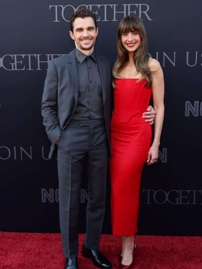Alison Brie and Dave Franco attend the Los Angeles Premiere of Neon's 'Together' at Vista Theatre on July 23, 2025 in Los Angeles, California. Photo: Rodin Eckenroth/WireImage