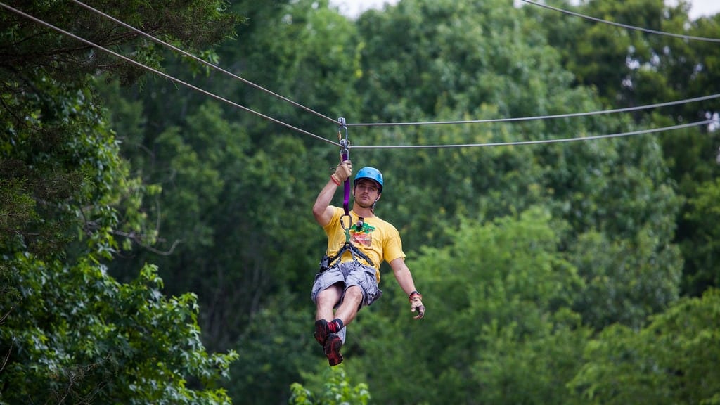 Zipline in Big Bear. 