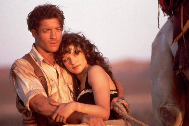 Brendan Fraser and Rachel Weisz, The Mummy, Universal Pictures