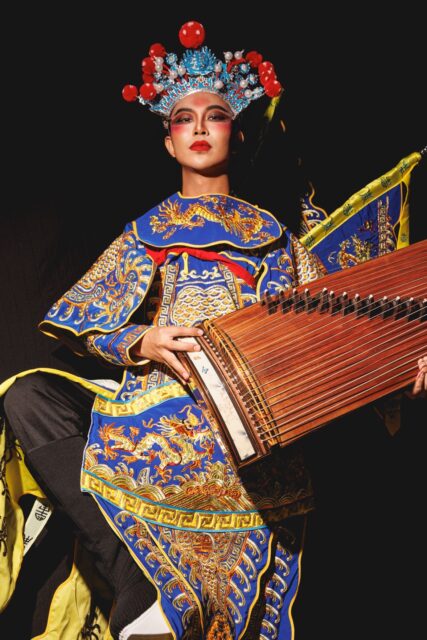 The men of Mister Global 2025 dressed in costume celebrating their unique cultural heritage.