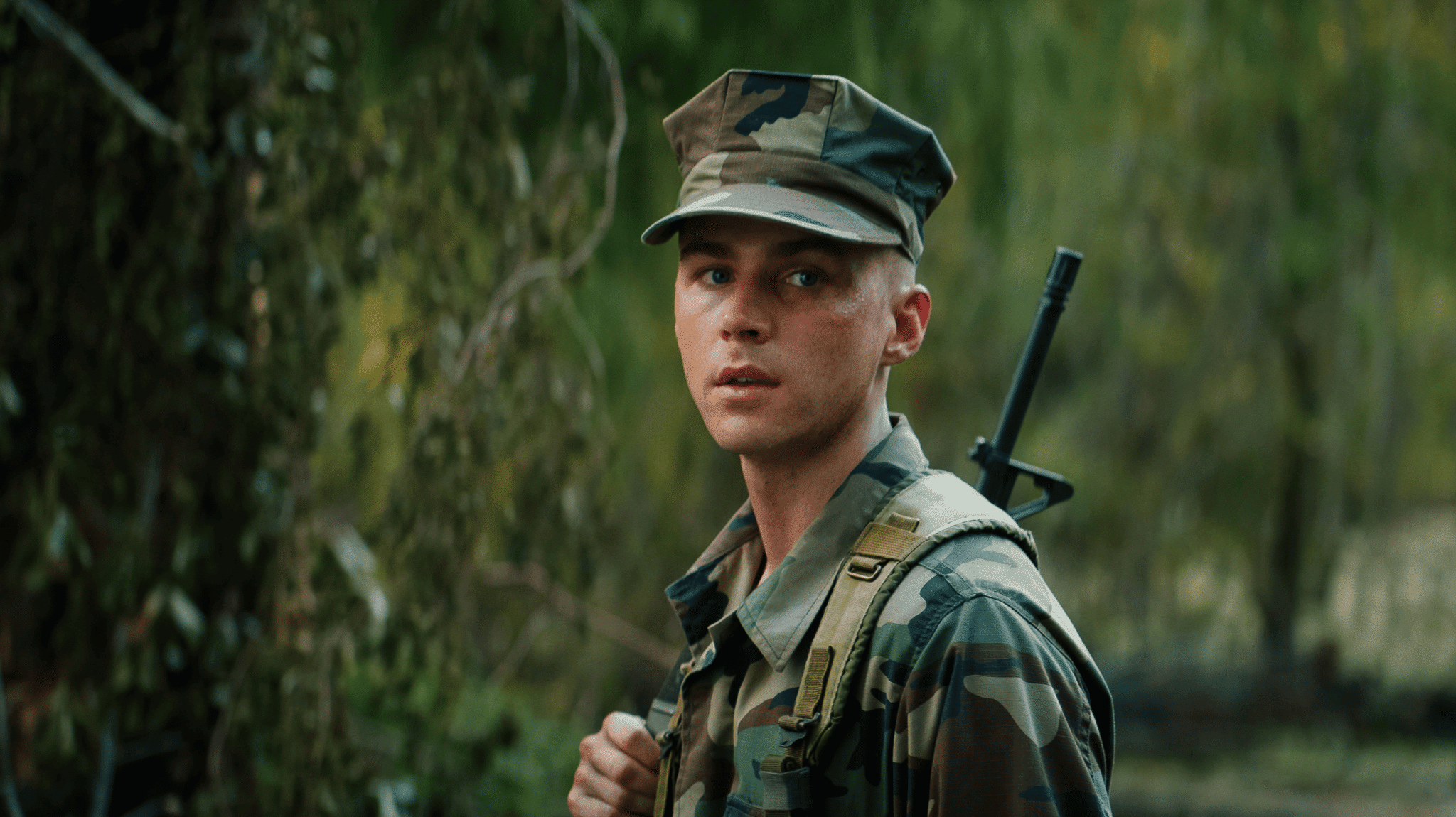 BOOTS. Miles Heizer as Cameron Cope in Episode 108 of BOOTS. Cr. Courtesy of Netflix © 2025