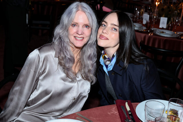 (L-R) Maggie Baird and Billie Eilish attend the WSJ. Magazine 2025 Innovator Awards at MoMA on October 29, 2025 in New York City.