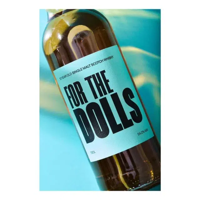 For the Dolls is a release of a single cask 13 year old Dailuaine. All profits will go to trans charity Not a Phase