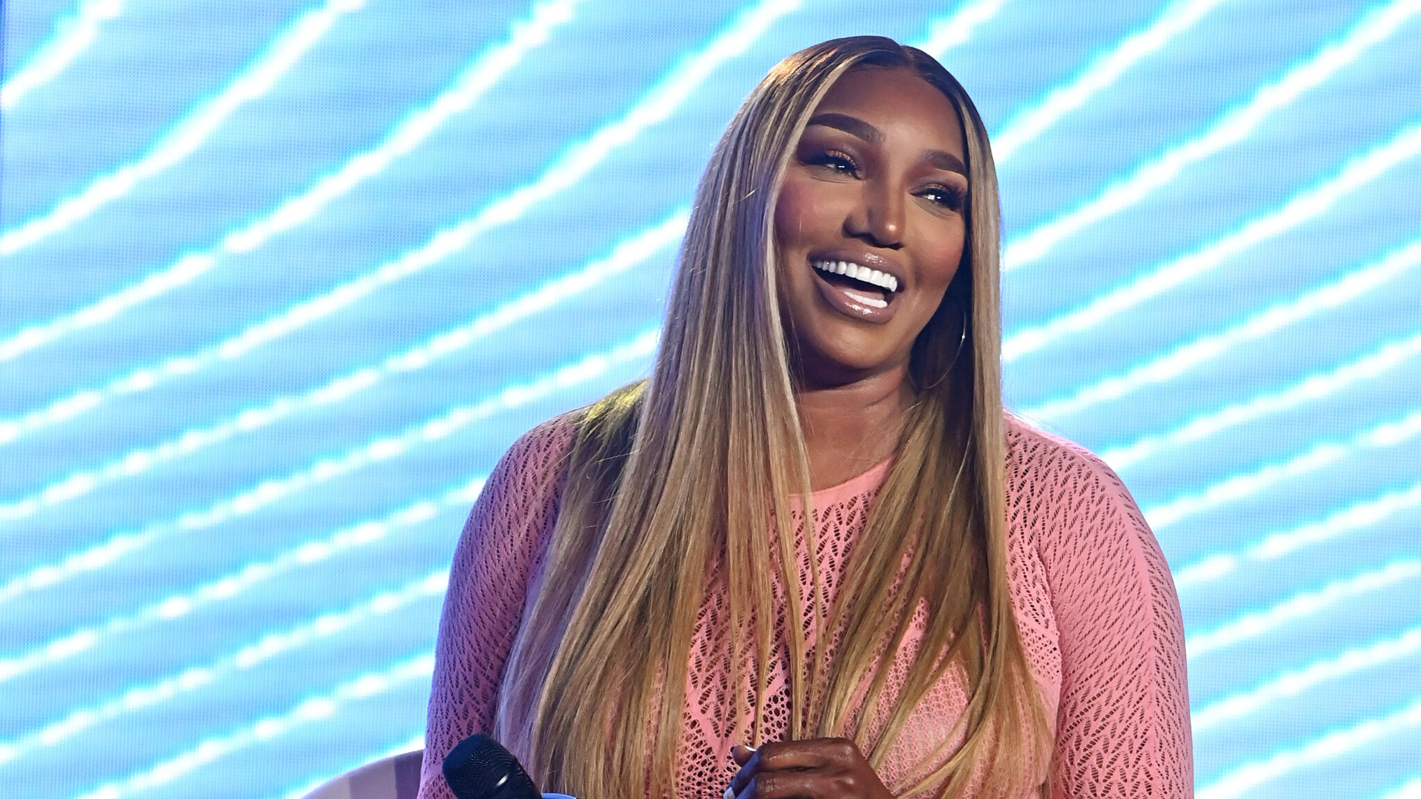 Television personality NeNe Leakes speaks onstage during the 2022 Revolt Summit at 787 Windsor on September 24, 2022 in Atlanta, Georgia. Photo: Paras Griffin/Getty Images