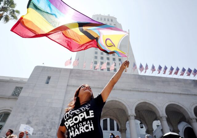 Coalition Of Activists' Groups And Community Leaders Hold We The People March In Los Angeles